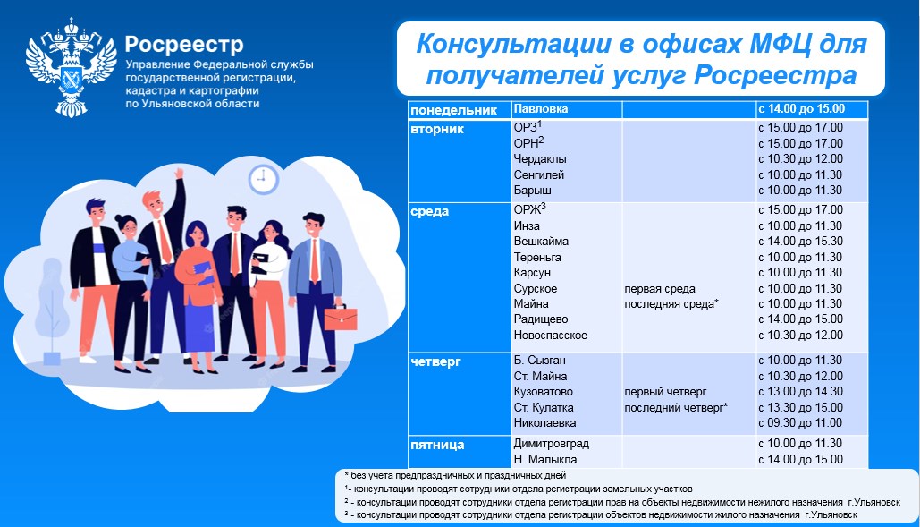 Росреестр консультирует граждан в филиалах МФЦ  .